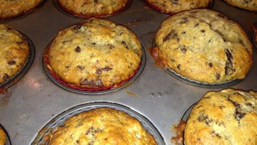 Muffins choco-bananes - Image