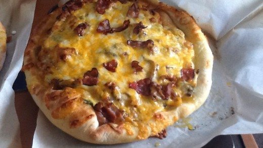 Pizza porc effiloché et bacon !