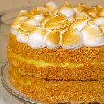 Le gâteau citron-meringue.