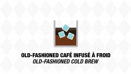 Old-fashioned au café infusé à froid