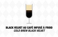Black velvet au  café infusé à froid
