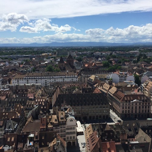 Strasbourg vue cathedrale